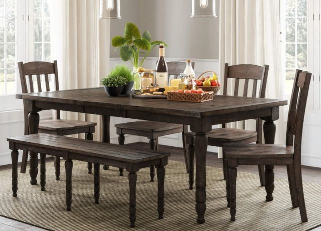 Jofran Inc. Madison County 6-Piece Barnwood Dining Set-1