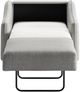 Luonto Furniture Ethos Chrome Cot Sleeper Chair-1