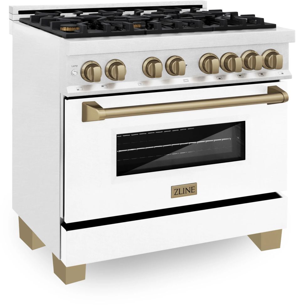 ZLINE Autograph Edition 36" Pro Style Dual Fuel Range - Thumbnail 5