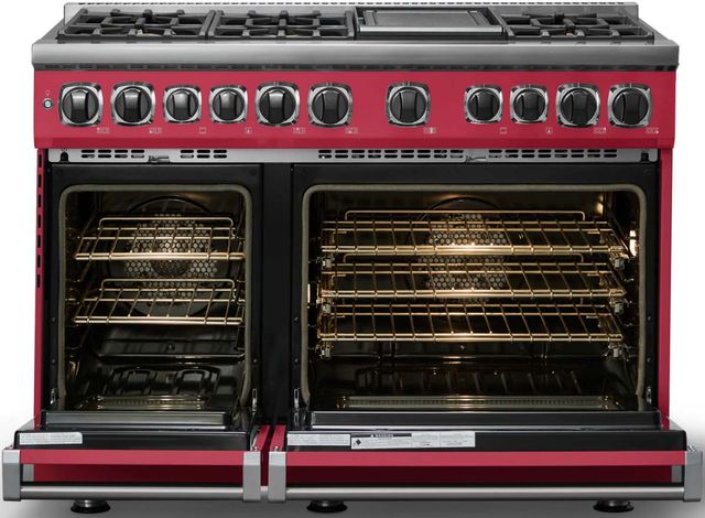 Viking® 7 Series 48'' Valentine Pro Style Dual Fuel Range with Griddle-1