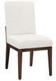 LM Co Home By Vaughan-Bassett Crafted Cherry by Ben & Erin Napier Dark Cherry/White Upholstered Side Chair-0