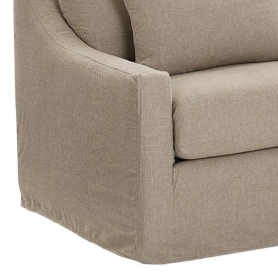 Four Seasons Customizable Benton 2-Seat Slipcovered Sofa-1