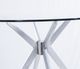 VIG Furniture Modrest Brushed Clear/Stainless Steel Dining Table-1