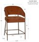 Linon Portland 2-Piece Bronze/Caramel Counter Stool Set-2