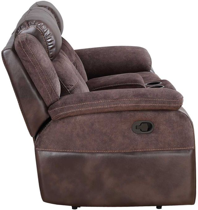 Steve Silver Co. Trento Charcoal Dual-Power Reclining Loveseat with Console-2
