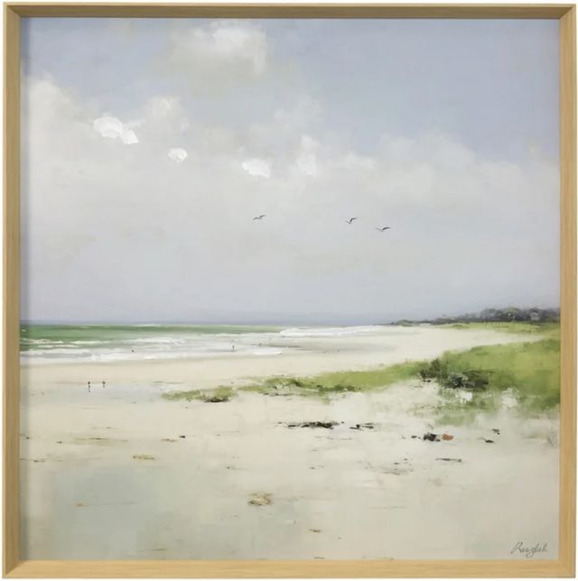 Stylecraft Quiet Shore Under Gentle Clouds Wall Art-0