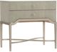 Hooker® Furniture Elixir Champagne Silver/Serene Gray Beige Nightstand-0