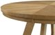 Coaster® Denvers 5-Piece Beige/Brown Oak Round Dining Set-4