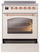 Ilve® Nostalgie II Series 30" Antique White Pro Style Induction Range-2
