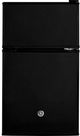 GE® 19" 3.1 Cu. Ft. Black Double-Door Compact Refrigerator-0