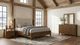 Coaster® Adderley 4-Piece Warm Brown California King Panel Bedroom Set-1