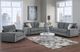 Porter International Designs Clayton II Cornflower Loveseat-3