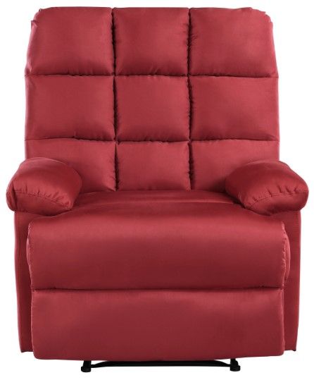 Homelegance® Colin Red Reclining Chair-2