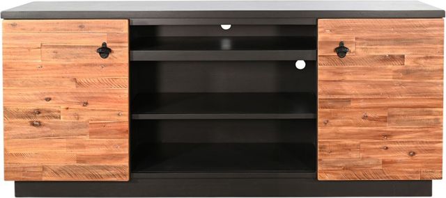 Sunny Designs™ Alpine Gray/Tobacco Leaf TV Console-3