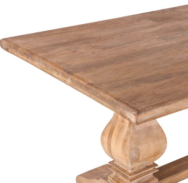 Home Trends & Design San Rafael Antique Oak Dining Table-2