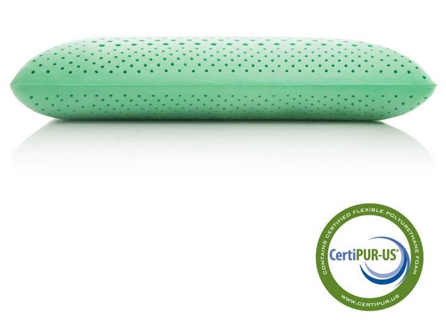 Malouf® Z® Zoned Dough® Peppermint Queen Bed Pillow-4