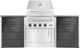 Kalamazoo™ Hybrid Fire K500HB 2-Burner Stainless Steel Built-In Bulk Liquid Propane Grill-1
