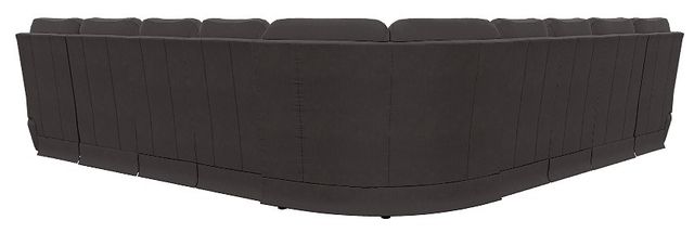 La-Z-Boy® Trouper Walnut Leather Reclining Sectional with Custom Layout Options-3