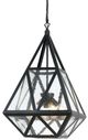 Cal® Lighting & Accessories Townsendglass Blacksmith/Chrome Chandelier-0