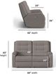 Flexsteel® Customizable Arlo 60" Manual Reclining Loveseat-5