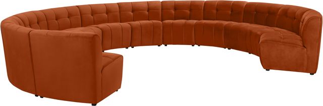 Meridian Furniture Limitless 12-Piece Cognac Modular Sectional-2