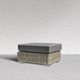 Enclover Jasmine Seagrass/Slate Ottoman-2