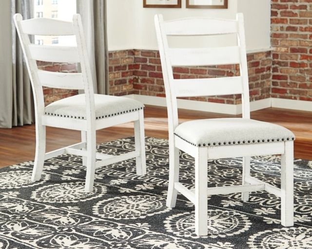 Signature Design by Ashley® Valebeck 9-Piece White/Brown Dining Set-3