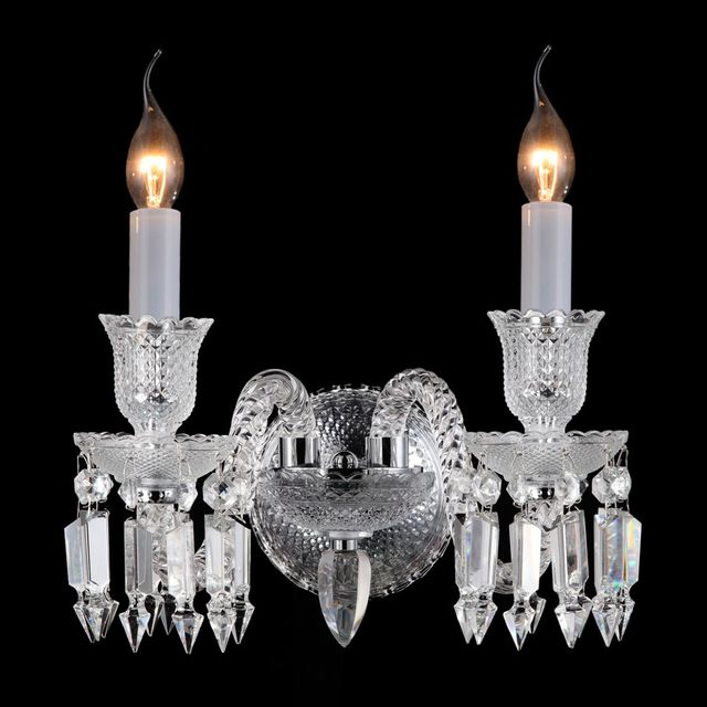 Michael Amini® Treviso Clear 2-Light Wall Sconce-1