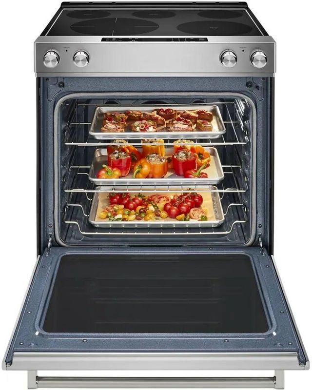 KitchenAid® 30" Stainless Steel Slide In Electric Range-7
