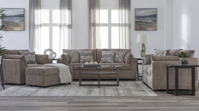 Hughes Furniture® 13900 Plunge Toffee Loveseat-1