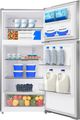 Midea 28" 14.2 Cu. Ft. Fingerprint Resistant Stainless Steel Garage Ready Counter Depth Top-Freezer Refrigerator-4