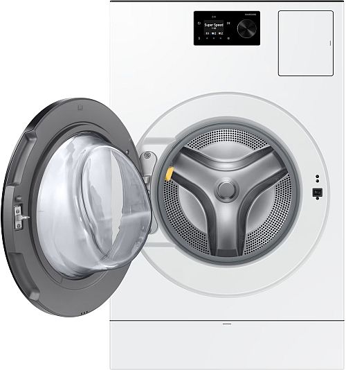 Samsung 6.1 Cu. Ft. White Bespoke AI Laundry All-in-One Washer Dryer Combo-1