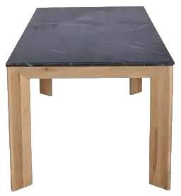 Moe's Home Collection Angle Black Dining Table with Brown Base-2