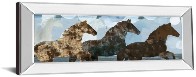 Classy Art Lively Spirit II by Dan Meneely Mirror Framed Wall Art-1
