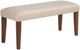 Crown Mark Gregory Beige/Brown Dining Bench-0
