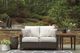 Signature Design by Ashley® Paradise Trail Medium Brown Loveseat with Cushion-4