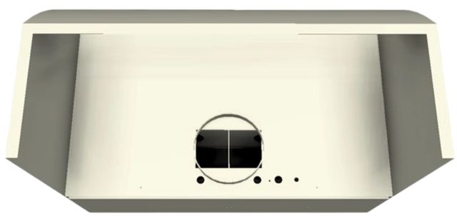 Vent-A-Hood® 36" Biscuit Wall Mounted Range Hood-2