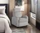 Homelegance® Parsons Light Gray Manual Push Back Recliner-1
