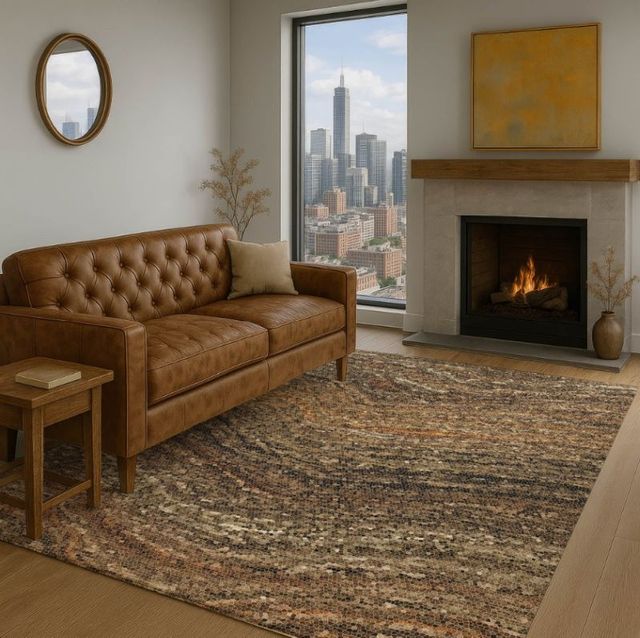 Dalyn™ Rug Company Lumara LM3 Brown 5'x8' Area Rug-1