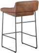 Moe's Home Collection Starlet 2 Piece Cappuccino Counter Stool-4