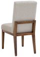 LM Co Home By Vaughan-Bassett Crafted Cherry by Ben & Erin Napier Medium Cherry/Oatmeal Upholstered Side Chair-2