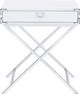Elements International Evie White Nightstand-1