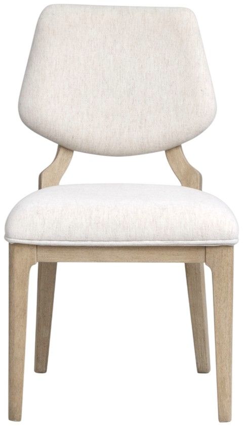 Magnussen Home® Sunset Cove Beige/Sanibel Brown Upholstered Side Chair-2