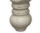 International Furniture Direct Stone Ivory Antiqued Door Chairside Table with Weathered Gray Top-1