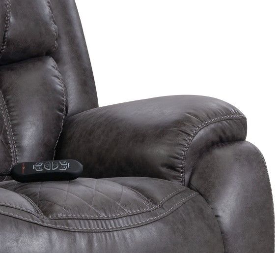 HomeStretch Daytona Black Power Wallsaver Recliner-2