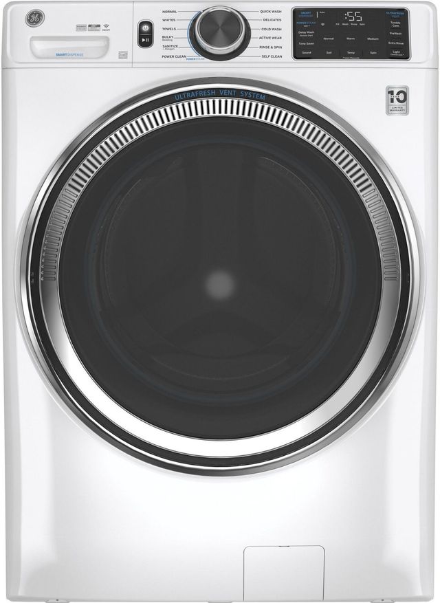 GE® White Front Load Laundry Pair-4