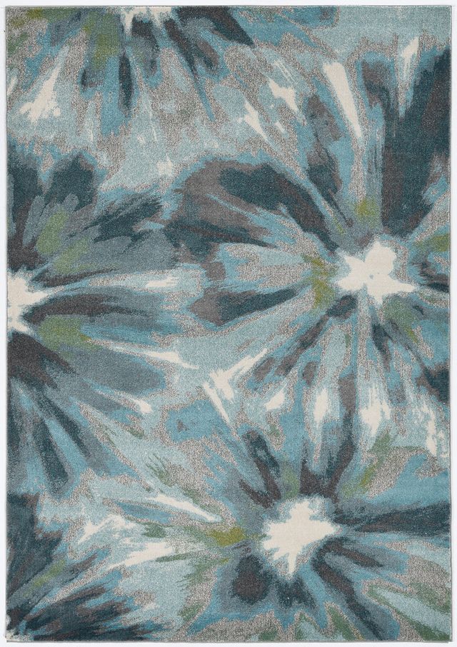 KAS Rugs Stella Teal 5'x8' Rug-0