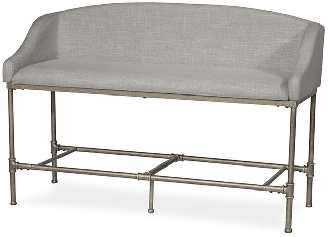 HH2 Home Dillon Pewter Counter Height Bench-0
