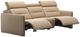 Stressless® by Ekornes® Customizable Emily Power Reclining Angled 3-Seater Sofa with Wood Trim and Legs-1
