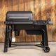 Traeger® Woodridge™ Black 50" Freestanding Wood Pellet Grill-4